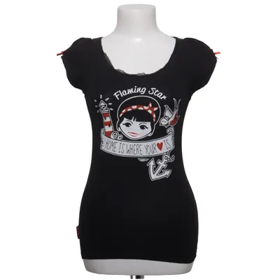T-shirt (Zwart) van Flaming Star