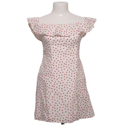 Jurk (Wit, Rood) van Hollister Katoen, Polyester