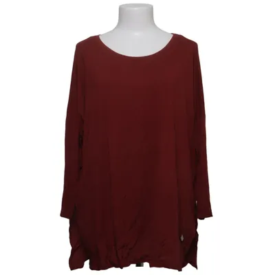 Lange mouwen shirt (Rood) van 365 Three-Sixty-Five Elastaan, Viscose