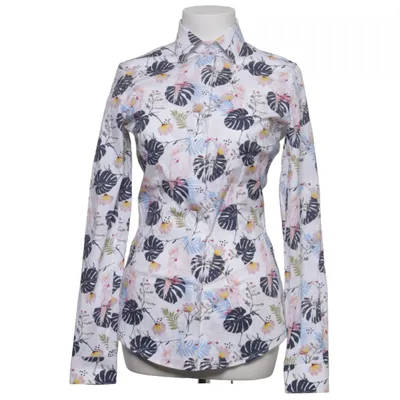 Chemise (Blanc, Multicolore) de Cavallaro Napoli Coton, Élasthane