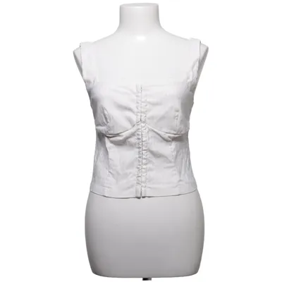 Crop top (Beige) van Stradivarius Katoen, Elastaan, Linnen, Lyocell