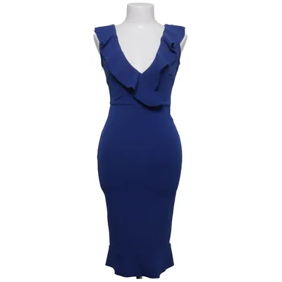 Jurk (Blauw) van AX Paris Elastaan, Polyester
