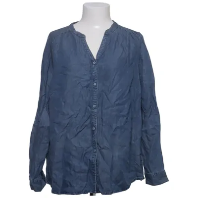 Jeansskjorta (Blå) från ONLY Carmakoma Tencel