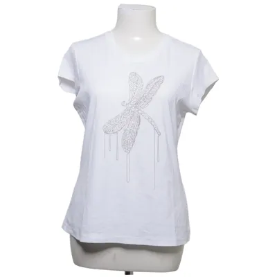T-shirt (Blanc) de Marc Cain Coton, Élasthane