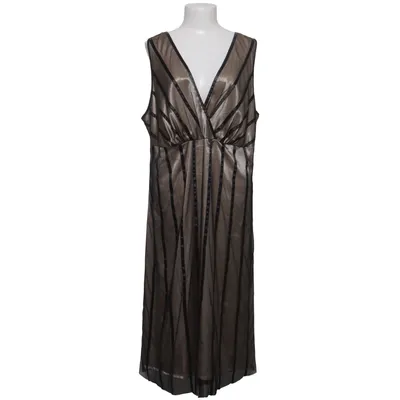 Robe (Beige, Noir) de Mim Élasthane, Polyamide, Polyester