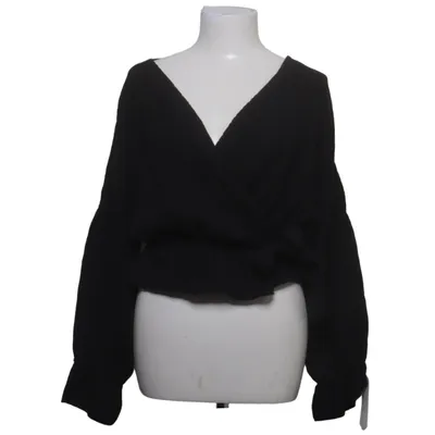 Blouse portefeuille (Noir) de Mioni Coton