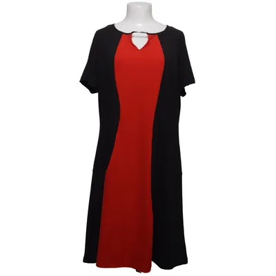 Klänning (Svart, Röd) från Rosegal Elastan, Polyester