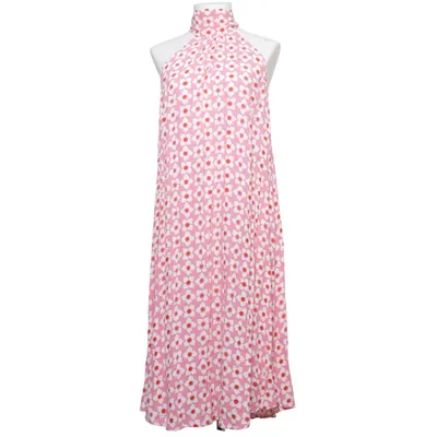 Halterneckklänning (Rosa, Vit, Röd) från Urban Revivo Viskos