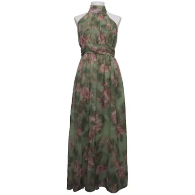 Halternek jurk (Groen, Roze) Elastaan, Polyester