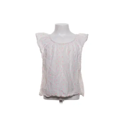 Top (White, Pink) from H&M Cotton, Polyester