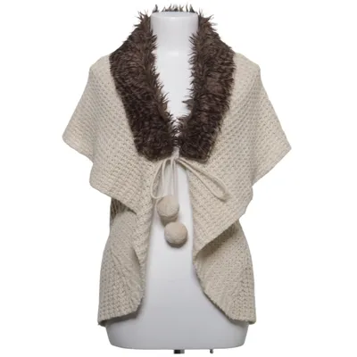 Vest (Beige) fra Janina Akryl, Polyester