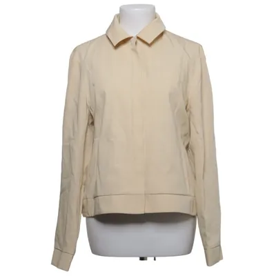 Jacket (Beige) from Scenario Cotton, Linen, Polyester, Viscose