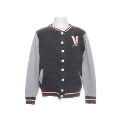 Collegejacka (Grå, Vit, Röd) från Street Life Bomull, Polyester