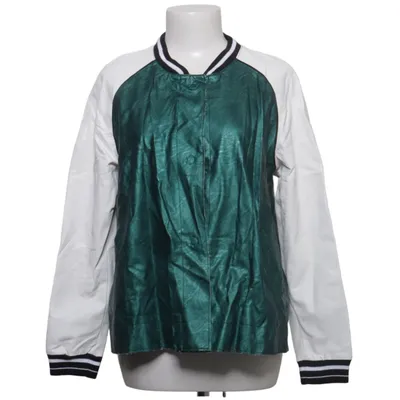 Veste universitaire (Vert, Blanc) de Souvenir Polyuréthane, Viscose