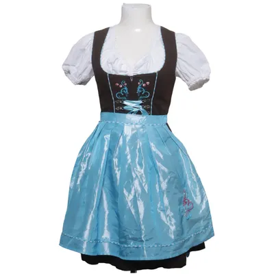 Dirndl (Blue, Brown, White) from Stockerpoint Cotton, Polyester