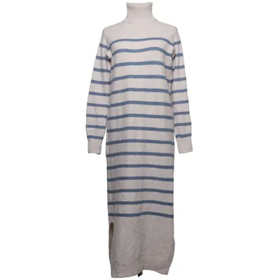 Robe à col roulé (Beige, Bleu) de I Am Acrylique, Élasthane, Polyamide, Polyester recyclé