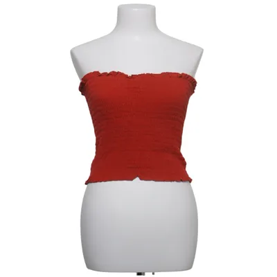 Tube top (Rood) van Brandy Melville Katoen, Elastaan