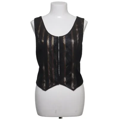 Vest (Black, Beige) from Votre Nom