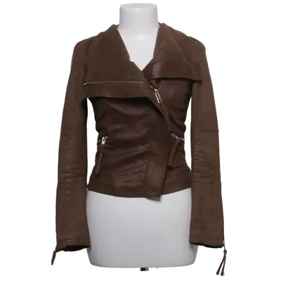 Veste de motard (Marron) de Bershka Polyester