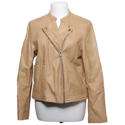 Veste de motard (Beige) de Three Sixty Five Élasthane, Polyester, Polyuréthane, Viscose