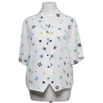 Korte mouwen shirt (Wit, Meerkleurig) van Delmod Polyester