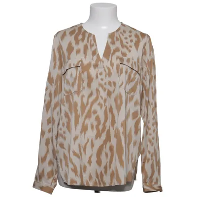 Bluse (Beige, Hvid) fra Steffen Schraut Elastan, Polyester