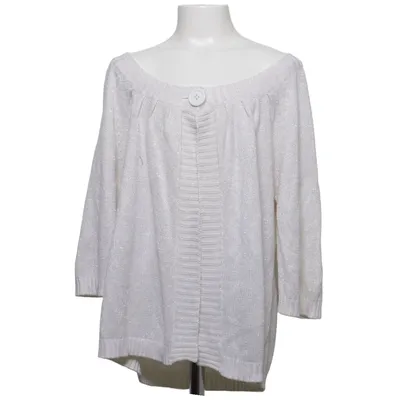 Kofta (Vit, Silverfärgad) från Tammy Akryl, Metallfiber, Polyester