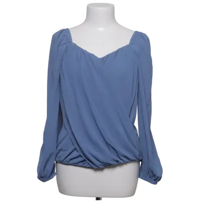 Slå-om bluse (Blå) fra Grace Karin Elastan, Polyester, Viscose