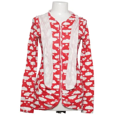 Kapuzenpullover (Rot, Weiß) von Blutsgeschwister Baumwolle