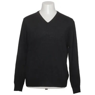 Pullover (Gray) from Stns Acrylic, Wool