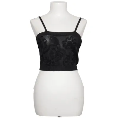 Crop top (Black) from Claude Barthelemy