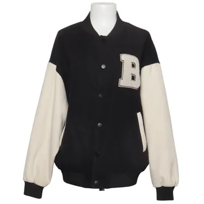 Collegejacka (Svart, Vit) från Subdued Akryl, Bomull, Polyester, Viskos, Ull