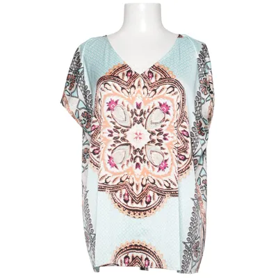 Top (Blue, Multicolored) from Comma