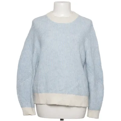 Tröja (Blå, Vit) från MSCH Alpackaull, Elastan, Återvunnen polyester