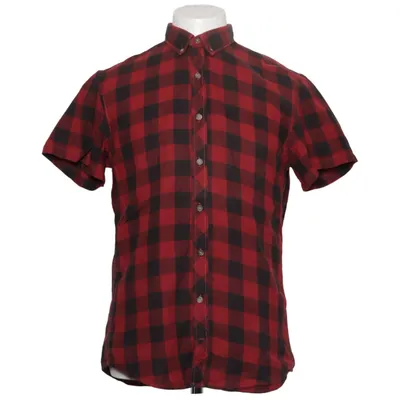 Short sleeve shirt (Red, Black) from TTD Cotton