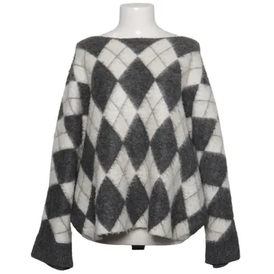 Trui (Grijs, Wit) van Pringle of Scotland x H&M Polyester, Acryl, Polyamide, Alpacawol, Wol, Elastaan