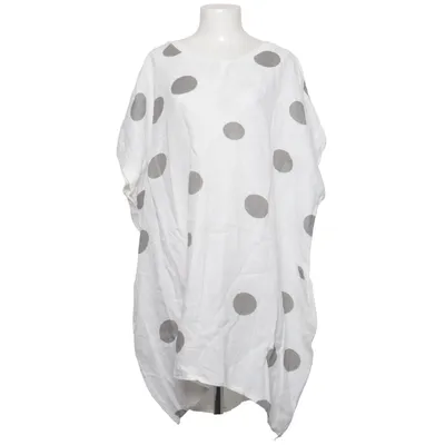 Klänning (Vit, Grå) från New Collection Linne