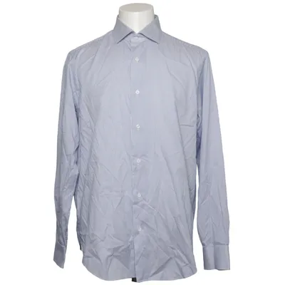 Shirt (Blue, White) from Gutteridge Cotton, Elastane