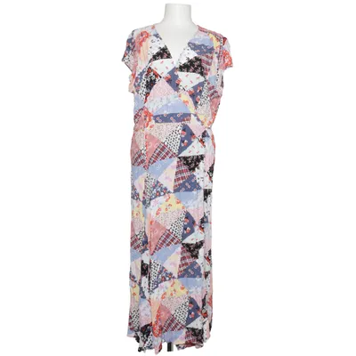 Wrap dress (Blue, Multicolored) from Gap Viscose
