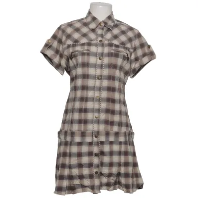 Shirt dress (Beige, Brown) from Review Cotton