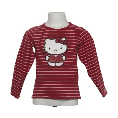 T-shirt à manches longues (Rouge, Blanc) de H&M x Hello Kitty Coton, Élasthane