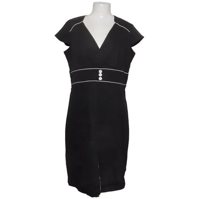 Kleid (Schwarz) von Lindy Bop Baumwolle, Elasthan, Polyester