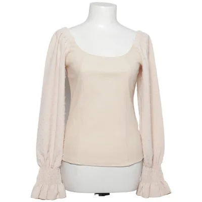 Topp (Beige) från Angashion