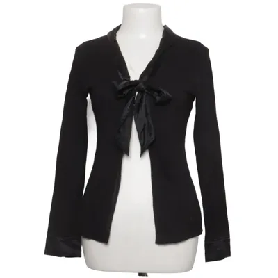 Wrap cardigan (Black) from St Emile Cotton, Polyester, Silk, Viscose, Wool