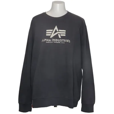 Sweatshirt (Grijs) van Alpha Industries Katoen, Polyester