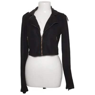 Bikerjacka (Svart) från Object Elastan, Polyester, Viskos
