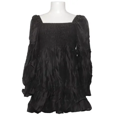Dress (Black) from Ghospell Elastane, Linen, Lyocell, Polyamide, Polyester