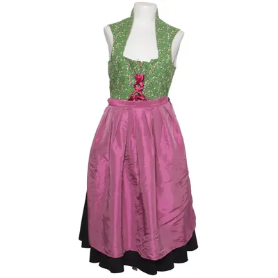 Dirndl (Grön, Rosa, Flerfärgad) från Alpentrachten Bomull, Polyester