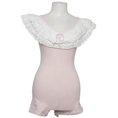 Byxdress (Rosa, Vit) från ONYX Bomull, Elastan