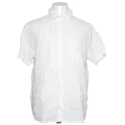 Chemise à manches courtes (Blanc) de Mudo Collection Lin